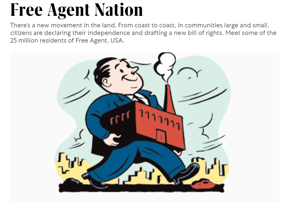 Fast Company Free Agent Nation article