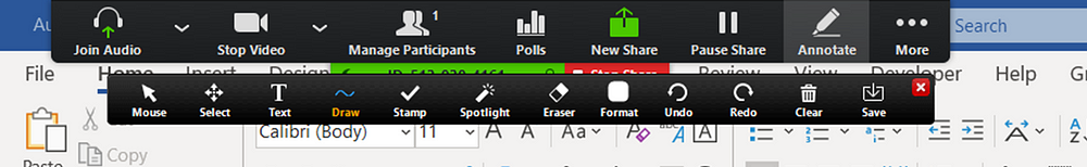 Virtual whiteboard framework