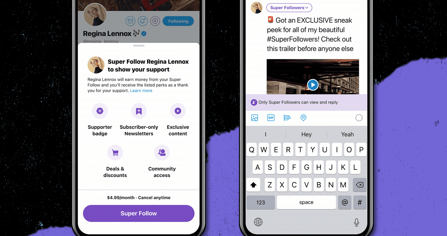 Twitter's new 'Communities' and 'Super Follows' will make it more like Facebook and Patreon